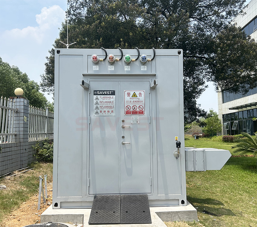 图片 1 室外危化品暂存柜